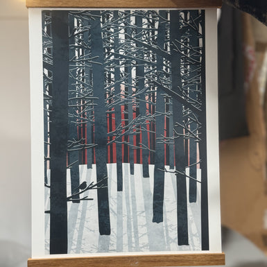 Illustrated Art Print - Northern Forest