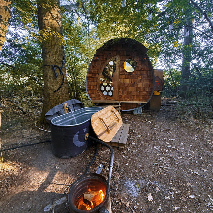 Hot Tank - Off-grid, wood-fired tub