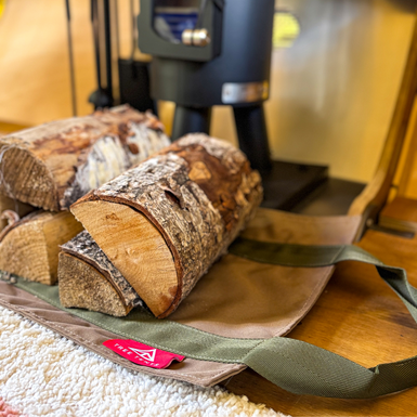Handmade Log Carrier