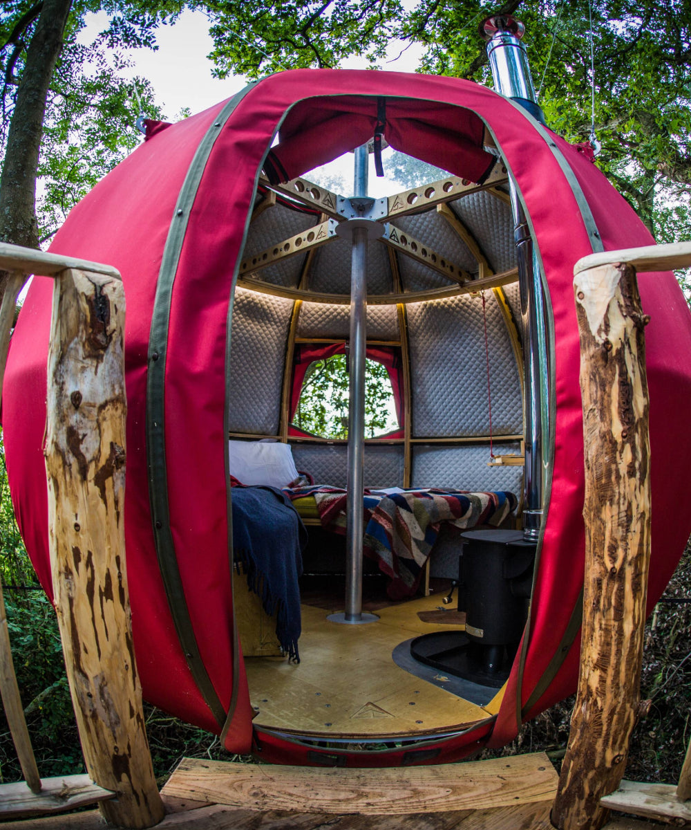 Triangular Tree Tents Models & Pricing | Glamping Pods, Prefab Treehouses & Tiny Cabins ...