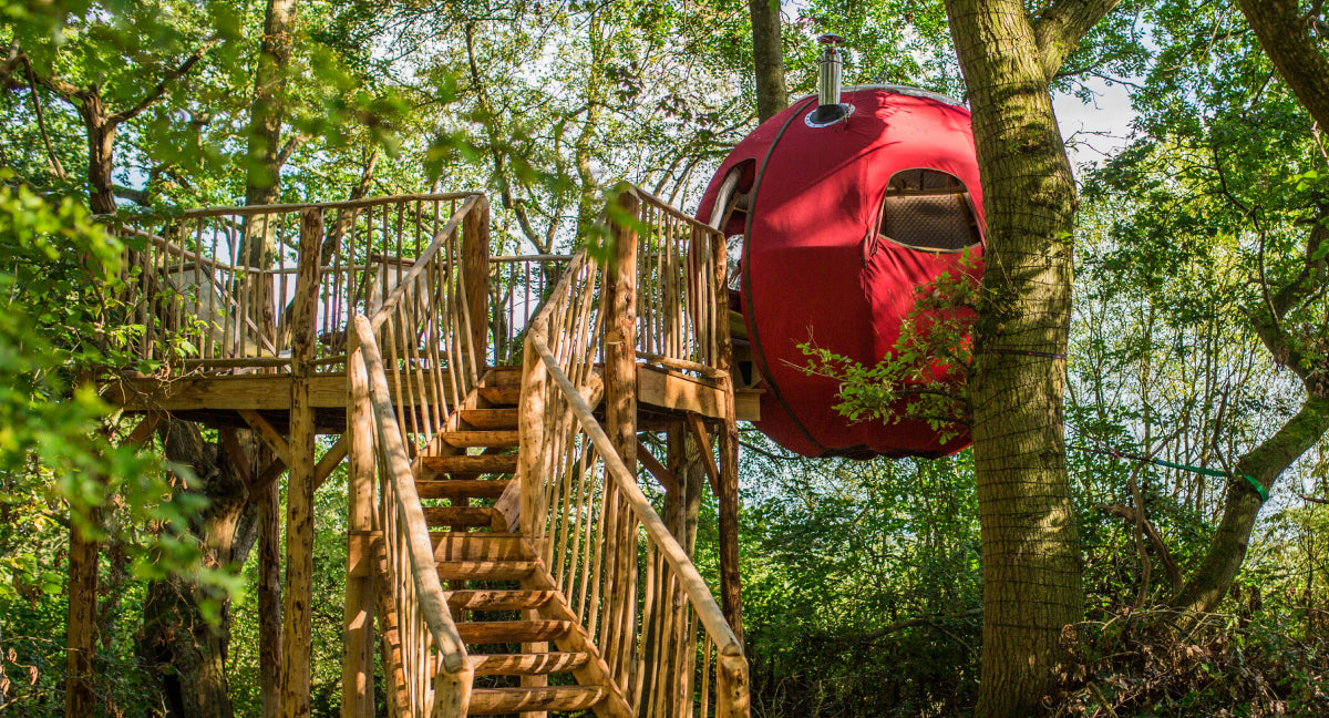 The Tree Tent | The Suspended Treehouse Camping Pod | Tree Tents USA