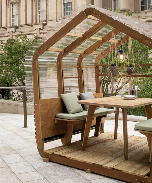 Okra Outdoor Dining Pods